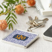  Sleutelhanger voor Griekse grafische monogram (Zijkant)