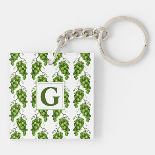 Sleutelhanger voor groene druiven (Achterkant)
