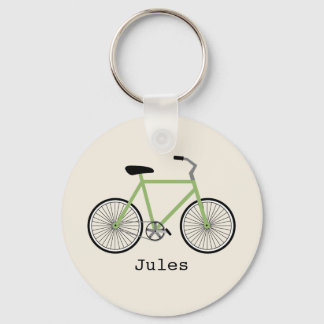Sleutelhanger voor groene fiets