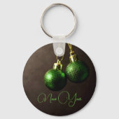 Sleutelhanger voor groene kerstdecoratie (Voorkant)