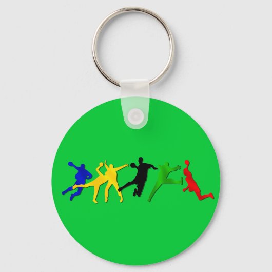 Sleutelhanger voor handbalspelers zomerspelen (Voorkant)