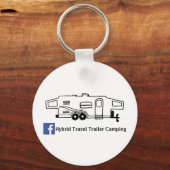 Sleutelhanger voor het kamperen van een hybride tr (Voorkant)