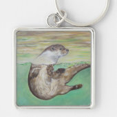 Sleutelhanger voor het schilderen van de Otter (Voorkant)