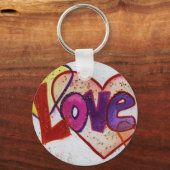 Sleutelhanger voor het schilderen van liefdesharse (Voorkant)
