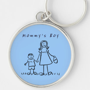 Sleutelhanger voor het tekenen van mama's Boy