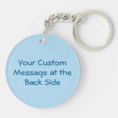 Sleutelhanger voor het wassen van Man (Achterkant)