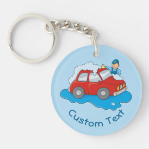 Sleutelhanger voor het wassen van Man