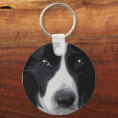 Sleutelhanger voor het zoete gezicht van Border Co (Voorkant)