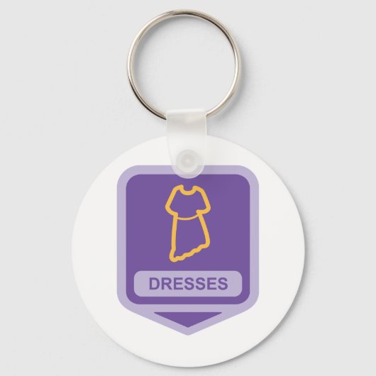 Sleutelhanger voor jurken (Voorkant)