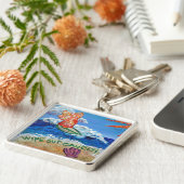 Sleutelhanger voor kankerverwekkende angel verwijd (Zijkant)