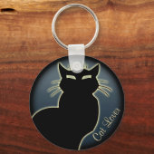 Sleutelhanger voor kattenliefhebbers Aangepaste ka (Voorkant)