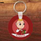 Sleutelhanger voor kerstbaby (Voorkant)