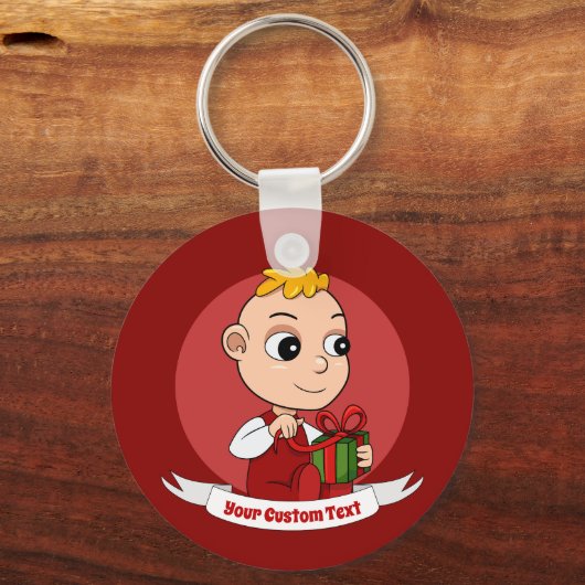 Sleutelhanger voor kerstbaby (Voorkant)