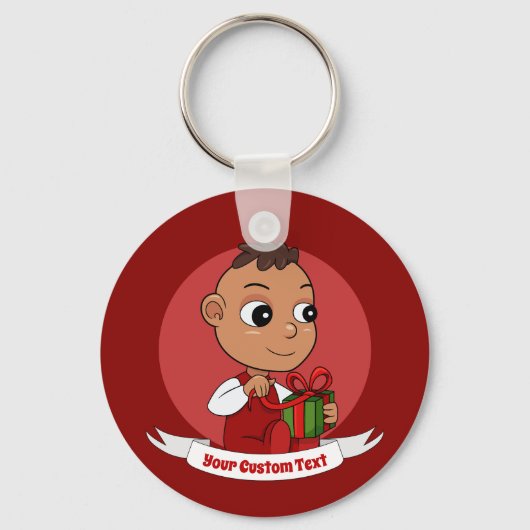 Sleutelhanger voor kerstbaby (Voorkant)