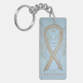Sleutelhanger voor kinderkanker enenenbewustwordin (Voorkant Links)
