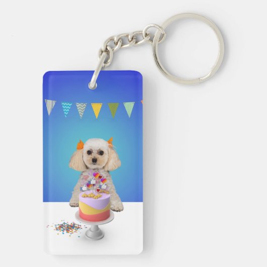 Sleutelhanger voor koekjes en jongen (achterkant)