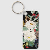Sleutelhanger voor levendige Florals Aluminium Rec (Voorkant)