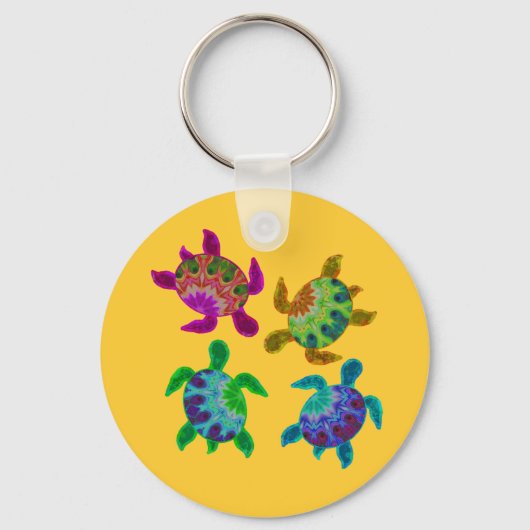 Sleutelhanger voor meervoudig geverfde draaiingen (Voorkant)