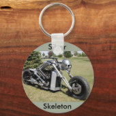 Sleutelhanger voor motorfietsen met skelet (Voorkant)