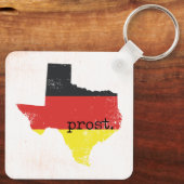 Sleutelhanger voor noodlottige Texas German Flag P (Achterkant)