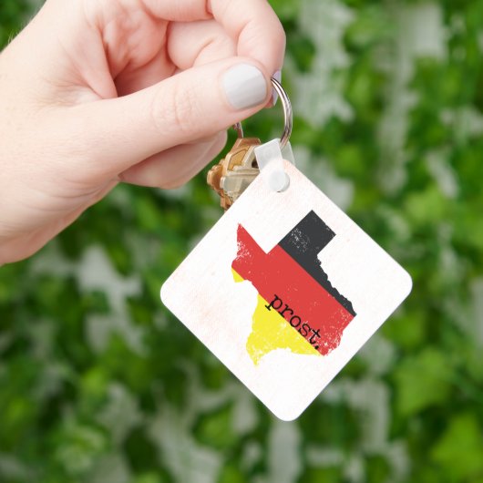 Sleutelhanger voor noodlottige Texas German Flag P (Hand)