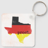 Sleutelhanger voor noodlottige Texas German Flag P (Achterkant)