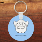 Sleutelhanger voor opa (Personaliseer) (Voorkant)