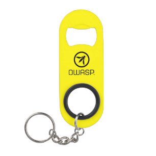 Sleutelhanger voor openen van de OWASP-fles Mini Flessenopener