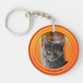 Sleutelhanger voor Oranje fotokat (Voorkant)