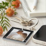 Sleutelhanger voor persoonlijke foto- en tekstfoto<br><div class="desc">Maak een Gepersonaliseerde sleutelhanger van het keepaardje van de Foto van Ricaso - voeg uw eigen foto's en tekst toe - de giften van de het grootboekje van de foto collage</div>