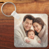Sleutelhanger voor persoonlijke foto- en tekstfoto (Voorkant)