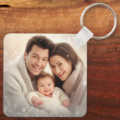 Sleutelhanger voor persoonlijke foto- en tekstfoto (Achterkant)