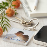 Sleutelhanger voor persoonlijke foto- en tekstfoto<br><div class="desc">Maak een Gepersonaliseerde sleutelhanger van het keepaardje van de Foto van Ricaso - voeg uw eigen foto's en tekst toe - de giften van de het grootboekje van de foto collage</div>