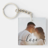 Sleutelhanger voor persoonlijke foto- en tekstfoto (Voorkant)