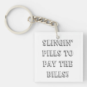 Sleutelhanger voor pillen