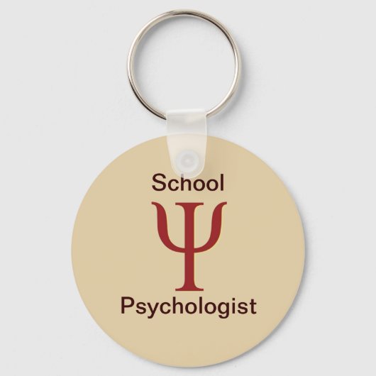 Sleutelhanger voor psycholoog op school (Voorkant)