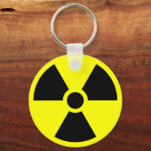 Sleutelhanger voor radioactieve waarschuwing (Voorkant)