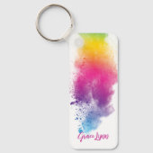 Sleutelhanger voor regenboogschouderverven (Voorkant)