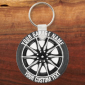 Sleutelhanger voor reparatie van garages of auto's (Voorkant)