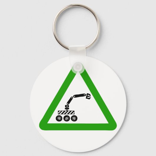Sleutelhanger voor robotmachineteken (Voorkant)