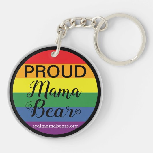 Sleutelhanger voor rode regenboog (Achterkant)