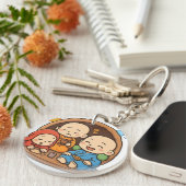 sleutelhanger voor Schattige ontwerp (Voorkant Rechts)
