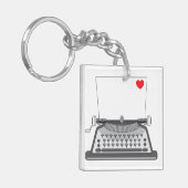 Sleutelhanger voor schrijfmachines (Voorkant Links)