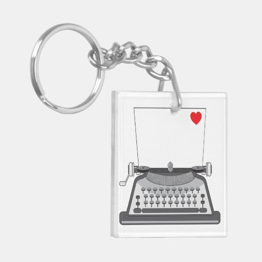  Sleutelhanger voor schrijfmachines (Voorkant Links)