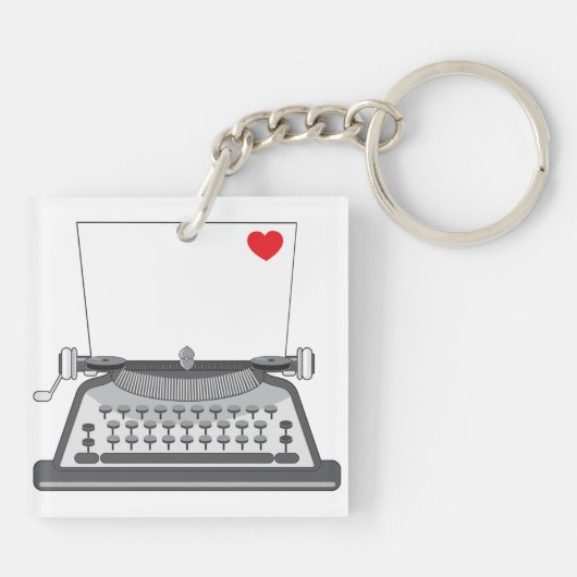  Sleutelhanger voor schrijfmachines (Achterkant)