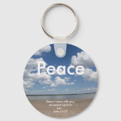 Sleutelhanger voor scripts "PEACE" (Voorkant)