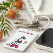 Sleutelhanger voor speciale trainer Vrouw Weightli (Voorkant Rechts)