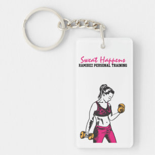 Sleutelhanger voor speciale trainer Vrouw Weightli
