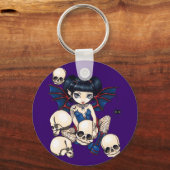 sleutelhanger voor spinnen en schedels (Voorkant)