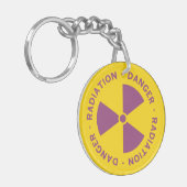 Sleutelhanger voor stralingswaarschuwing (Voorkant Links)